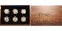Neuseeland 1 Dollar x 6 The Hobbit-Bilbo Baggins, Gandalf, Thorin Oakenshield, Radagast, Elrond, Gollum,