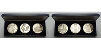 Olympiade 3 x<br> 15,37g fein<br>35mm Ø Medaillenset (3) in Silber Olympische Spiele in München, Kiel und Sapporo 1972