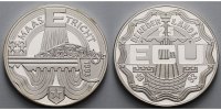 Niederlande 25,20 g roh<br> 38 mm Ø 25 ECU - Maastricht