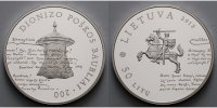 Litauen 50 Litas Baublys Eiche, inkl. Kapsel & Zertifikat