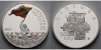 Litauen 50 Litas Freiheitsbewegung Sajudis, farbig inkl. Etui & Zertifikat & Broschüre