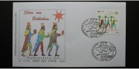 Deutschland 0,58 Cent <br> plus 27 Cent Weihnachten "2013" Ersttagsbrief (FDC) ,<b>selbstklebend,</b>Stempel "Bethlehem" Foto