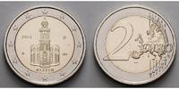 Deutschland 2 Euro Frankfurter Paulskirche in Hessen,<br><b>Prägestätte D</b> Foto