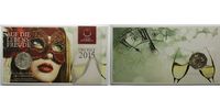 Österreich 5 Euro Die Fledermaus - Auf die Lebensfreude - Neujahrsmünze 2015 - PROSIT 2015
