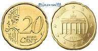 Deutschland 20 Cent Kursmünze, 20 Cent