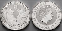 Australien 1 $ Koala, Privy Mark Berliner Bär (anlässlich zur World Money Fair 2011)