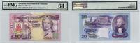 Gibraltar 20 pounds Gibraltar Government of Gibraltar 20 Pound PMG 64 Choice Uncirculated EPQ