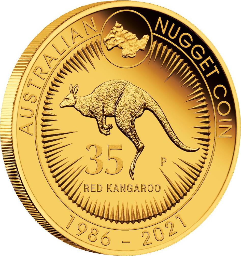 Australien Oz Goldm Nze K Nguru Nugget Jubil Um Pp