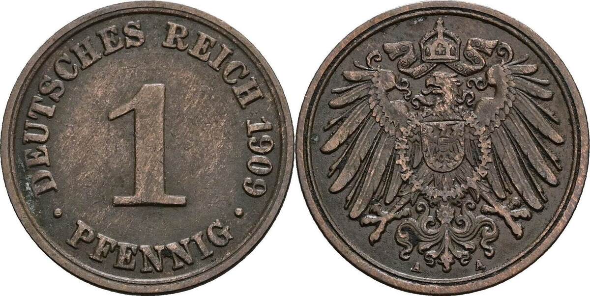 Deutsches Reich Pfennig A Ss Ma Shops