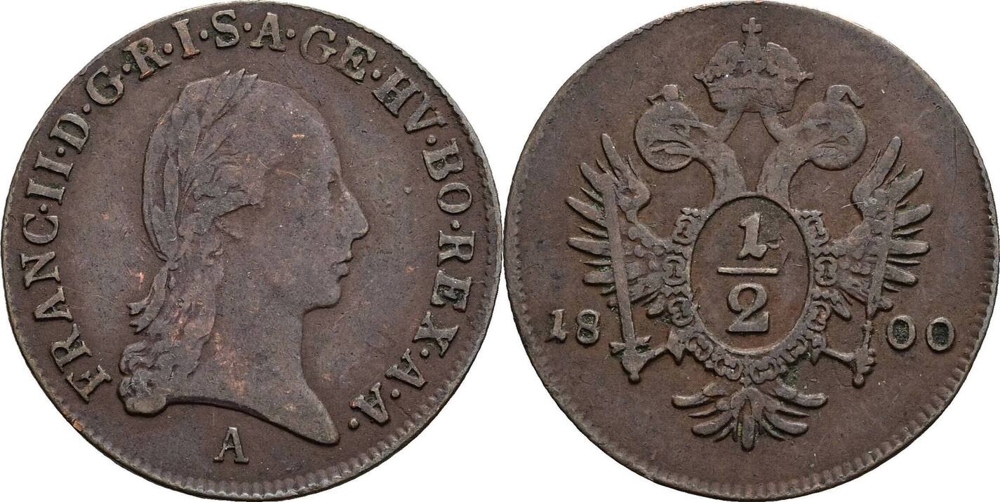 Sterreich Kaiser Franz Ii Kreuzer A Ss Ma Shops