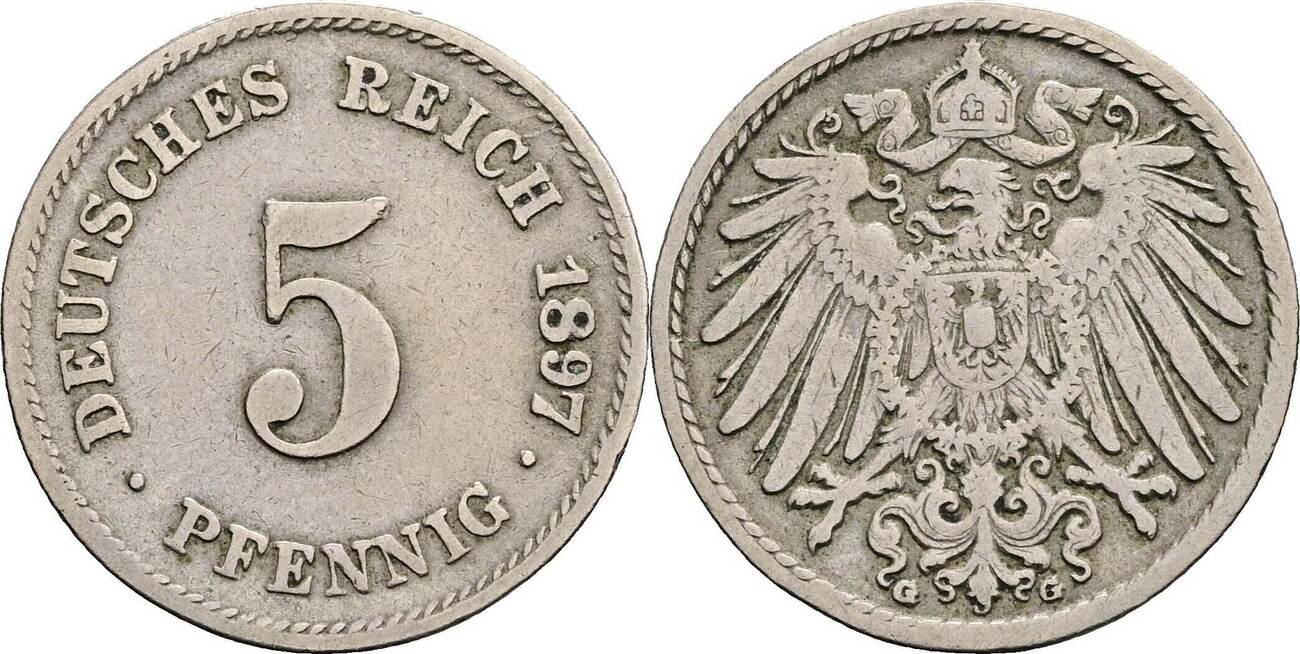 Deutsches Reich Pfennig G Ss Ma Shops