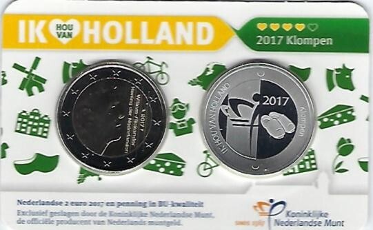 Euro Nederland Holland Coin Fair In Coincard Met Zilveren