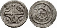 Ungarn Denar Bela II. Königreich Ungarn Arpaden Anonymer Denar Kreuz Halbmond Keile Huszar 99