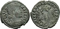 Rom Kaiserreich Follis Constans Follis Siscia 347-348 VICTORIAE DD AVGGQ NN Two Victories Palm RIC 195