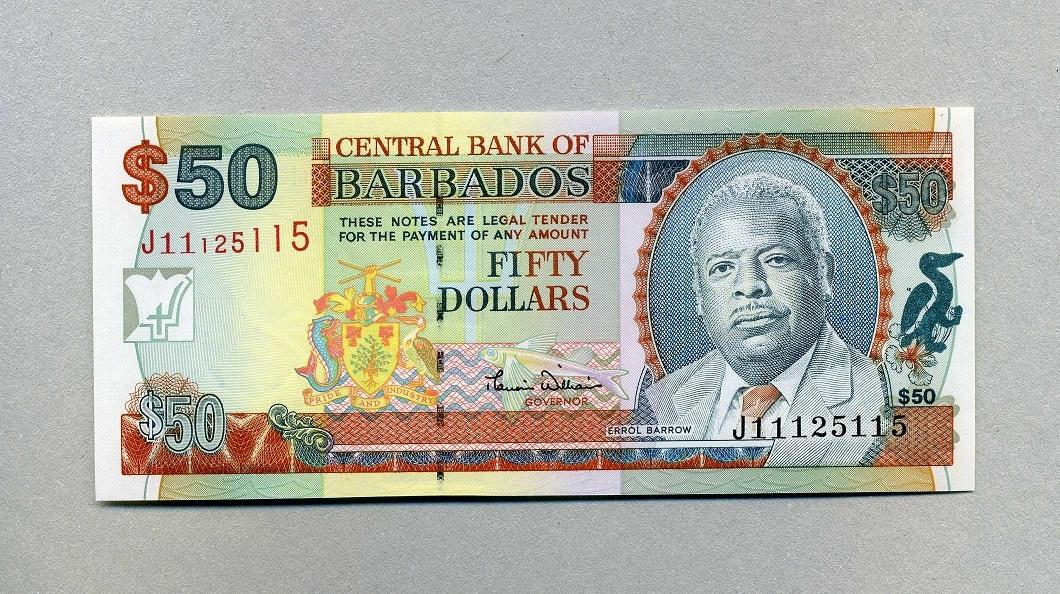Barbados 50 Dollars ND 2000 Portrait Prime Minister E W Barrow Unc barbados-50-dollars-nd-2000-portrait-prime-minister-e-w-barrow-unc