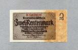 Deutsche Rentenbank 2 Rentenmark Ros.167c 1