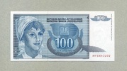 Jugoslawien 100 Dinara Pick 112 -