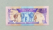 Somaliland 10 Shillings 1996 P.2b unc/kassenfrisch 3,20 EUR  zzgl. 5,00 EUR Versand