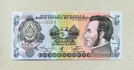 Honduras 5 Lempiras P.81a -