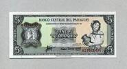 Paraguay 5 Guaranies P.195b -