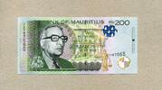 Mauritius 200 Rupees P.61d - Sir Abdool Razack Mohamed - -