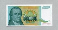 Jugoslawien 500.000 Dinara P.131 -
