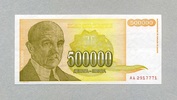Jugoslawien 500.000 Dinara Pick 143a -