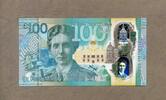 Bank of Scotland 100 Pound - Sir Walter Scott - Dr.Flora Murray - Polymerausgabe - -