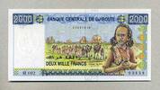 Djibouti 2.000 Francs ND 2008 P.43a - Kamelkarawane M&auml;dchen - Banque Cen... 24,00 EUR  zzgl. 5,00 EUR Versand