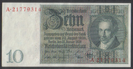 Deutsche Rentenbank 10 Reichsmark Ros.173a/Serie A 1