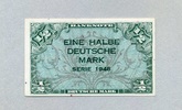 Bank Deutscher Länder  Ros.230a 1/2 Mark 1948 unc/kassenfrisch