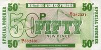 Grossbritannien/British Armed Forces 50 New Pence -
