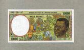 Zentral-Afrika Staaten 1.000 Francs P.202 E.g -
