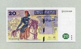 Tunesien 20 Dinars P.88/1992 -