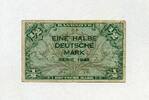 Bank Deutscher L&auml;nder 1/2 Mark 1948 Ros.230a stark gebraucht 12,00 EUR  zzgl. 5,00 EUR Versand