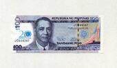 Philippinen 100 Piso 2013 P.218 - Manuel Roxas - unc/kassenfrisch 3,00 EUR  zzgl. 5,00 EUR Versand