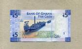 Ghana 5 Cedis P.44/neues Datum -
