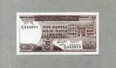 Maurritius 5 Rupees (1985) P.34 unc/kassenfrisch 12,50 EUR Differenzbesteuert nach §25a UStG zzgl. 3,95 EUR Versand
