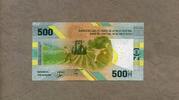 Central African St. / Zentralafrikanische St 500 Francs - Serie 2020 - Felder/Bauer/Traktor/Rind - -