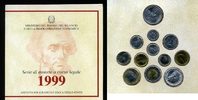 Kursmünzensatz Italien 1999 st 3388 Lire 1999 Bank