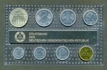 DDR- mit Brandenburgertor 1989 1 Pfg. - 5 Mark