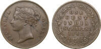 Straits Settlements 1 cent Victoria -