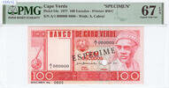 Cape Verde 100 Escudos 1977 PMG67EPQ 500,00 EUR  zzgl. 10,00 EUR Versand