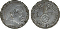 Germany 2 Mark 1937 A Germany - 2 Mark, 1937, Hindenburg A  7,90 EUR  zzgl. 10,00 EUR Versand
