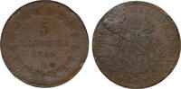 Italy 5 Baiocchi 1850 Italy, 5 Baiocchi, 1850, Papal States, 39.61g, 41m... 29,30 EUR  zzgl. 10,00 EUR Versand