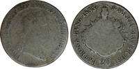 Austria 20 kreuzer Habsburg, 20 Kreuzer, 1833, Franz I, B B -