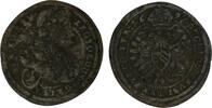 Austria 1 kreuzer Habsburg, 1 Kreuzer, 1697, Leopold I, Vienna -
