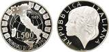 200 + 500 Lire 1989 500 + 200 Lire Fußballweltmeisterschaft 1990 Italien (gekapselt) PP in Kapsel