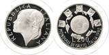 200 + 500 Lire 1989 500 + 200 Lire Fußballweltmeisterschaft 1990 Italien (gekapselt) PP in Kapsel