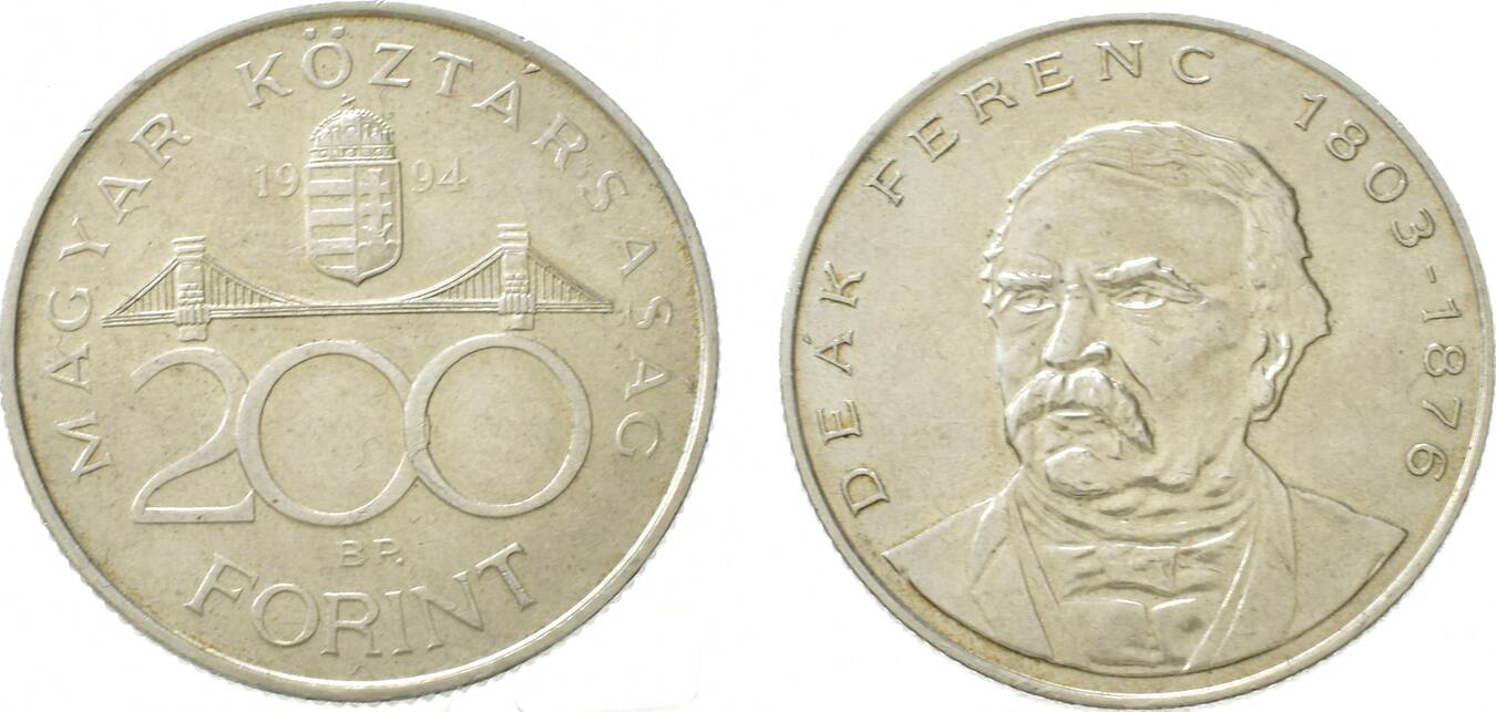 ungarn-200-forint-1994-de-k-ferenc-1803-1876-vz-unz-ma-shops